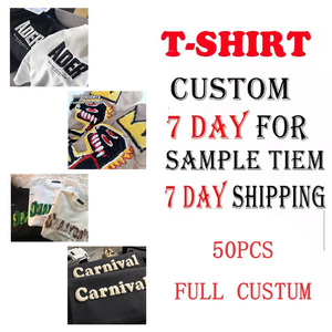 <b>Men's</b> Casual 100% Cotton Woven T-<b>Shirt</b> 280gsm O-Neck Short Sleeve Blank Solid Oversized Boxy Design Quick Dry Custom Logo Front - Product Image 2