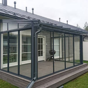 แว่นกันแดดปรับแต่งได้4ฤดูวัสดุสำเร็จรูปหลังคาอะลูมิเนียมโมดูลาร์อาคารพลังงานแสงอาทิตย์ - Product Image 3