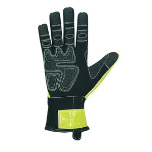 ถุงมือหนังสังเคราะห์สีส้มเพื่อความปลอดภัยในอุตสาหกรรมถุงมือหนัง - Product Image 3