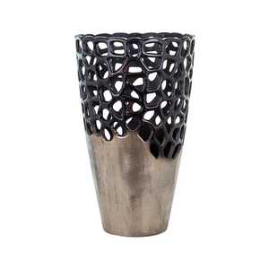 Vase en métal décoratif à finition personnalisée Pot de fleur en métal au design précieux pour mariage ou décoration intérieure Vases à fleurs en métal - Product Image 5
