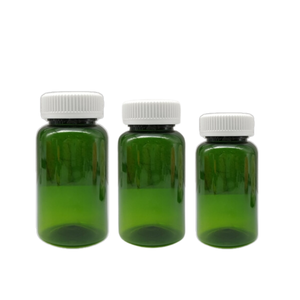 Botella de PET con logotipo de Color personalizado de muestra gratis 150CC 36mm 20g botella de medicina cilíndrica vitaminas píldoras botellas de plástico de Vietnam - Product Image 1