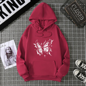 2025 Otoño Invierno mujer gruesa polar Sudadera con capucha Casual manga larga moda impresa sudadera cómoda ropa de calle - Product Image 5