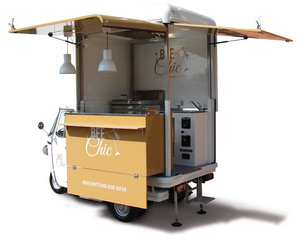 Camion de restauration mobile électrique à 3 roues en acier avec station café, pizza, tacos, crème glacée, résistant à la rouille, longueur 10 pieds, garantie 5 ans - Product Image 6