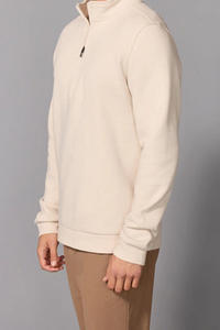 Sweat-shirt à col rond surdimensionné pour hommes de luxe en gros pour hommes pull-over 100% coton sweat-shirt décontracté avec logo personnalisé - Product Image 5