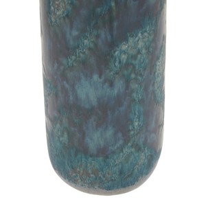 Jarrón de aluminio verde Silas, soporte decorativo de flores de cerámica, decoración moderna para el hogar, centro de mesa, jarrón de cuello largo para sala de estar - Product Image 4