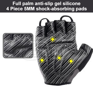 Gants de cyclisme de haute qualité Logo personnalisé Gants de cyclisme pour en ligne Meilleur matériau Gants de cyclisme top tendance - Product Image 3