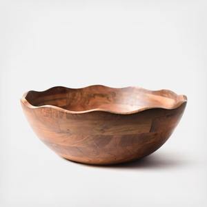 Cuenco de madera natural versátil para Decoración de cocina cuencos decorativos de madera hechos a mano al mejor precio de Vietnam - Product Image 3