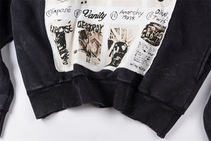 Sudadera con capucha extragrande con estampado puff, unisex, cálida, de forro polar, algodón, suave, de invierno, tela resistente, calidad duradera, estilo moderno, ropa de calle a la moda - Product Image 3