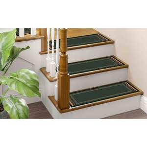 พรมลายชนเผ่า, พรมสีเขียว, พรมสีส้ม, พรมพิมพ์ลายพร้อมแผ่นกันลื่นด้านหลัง, โกเบลน - Product Image 2