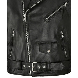 Veste d'hiver Automne Hiver Veste en cuir décontractée pour homme Veste en cuir à fermeture éclair pour homme Manches longues Veste en cuir tendance pour homme - Product Image 6