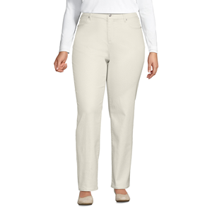 กางเกงยีนส์เอวสูงสำหรับผู้หญิงขนาดพลัสไซส์ผลิตจากโรงงานในบังคลาเทศ - Product Image 2