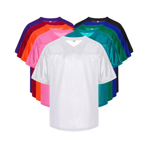 เสื้อฟุตบอลโพลีเอสเตอร์ 100% แห้งเร็ว ปรับแต่งได้ พร้อมโลโก้ด้านหน้า บริการ OEM มีจำหน่าย - Product Image 4