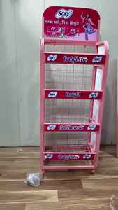 ชั้นวางจอแสดงผลและชั้นวางโลหะสำหรับซูเปอร์มาร์เก็ต - Product Image 6