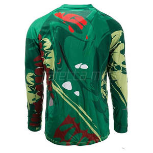 Chemise de motocross en polyester respirante, imperméable et à séchage rapide, coupe ajustée et tendance, prix direct usine, nouveau design 2025 - Product Image 2