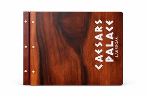 Couverture de menu de spa format A4, bois durable avec papier pour utilisation hôtelière - Product Image 4