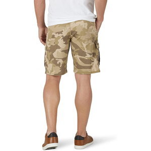 Pantalones cortos de entrenamiento de poliéster de lona transpirable sólidos personalizados para hombre entrenamiento correr gimnasio deportes Casual Fitness - Product Image 1