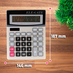 Calcolatrice Digitale Avanzata da Scrivania con Batteria Solare, in Plastica ABS, Stile Tascabile per Ufficio e Studenti, con Funzioni Contabili e Sveglie - Product Image 2