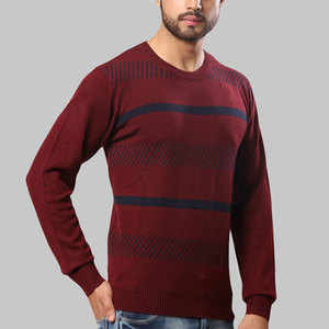 Chandails pour hommes à motif solide de qualité supérieure saison d'hiver et d'automne meilleurs chandails de conception pour hommes - Product Image 3