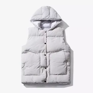 Custom Breathable <b>Lightweight</b> Men Sleeveless Puffer Vest Anti Wrinkle Premium OEM Fashion Wholesale Hot Selling New Style - Product Image 3