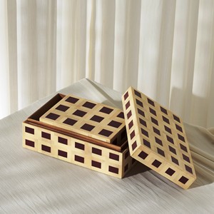 Boîte vide décorative personnalisée en MDF poli écologique, vente chaude, cadeaux de mariage, artisanat, boîtes en bois, décoration murale, fabrication en Inde - Product Image 5