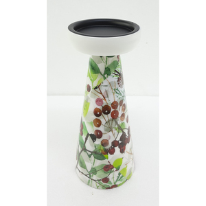 Calcomanía de soporte de vela de pilar de Metal chapado en oro, acabado esmaltado para el hogar y hoteles, mesa decorativa hecha a mano a granel - Product Image 5