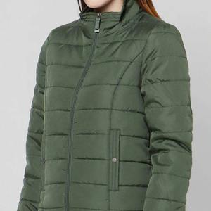 Chaqueta de Invierno Acolchada con Cierre de Cremallera y Estampado Personalizado de Alta Calidad para Mujer, Nueva Chaqueta de Moda Transpirable de Manga Larga para Mujer - Product Image 3