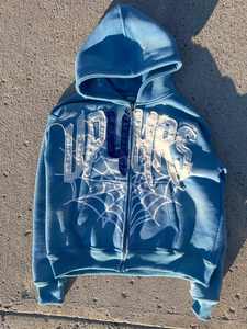 Sweats à capuche et pantalons de survêtement de haute qualité ensemble deux pièces personnalisées pour hommes ensemble de sweat à capuche zippé épais 500gsm survêtement pour hommes - Product Image 6