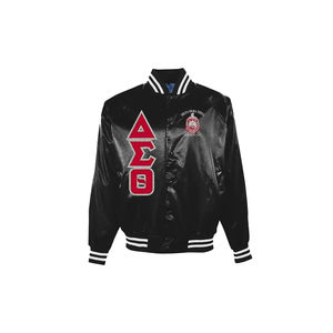 Venta al por mayor ODM moda bordado Varsity chaqueta para el invierno frío estilo Letterman mangas de cuero logotipo personalizado hecho tela de lana - Product Image 5