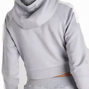 Sudadera Corta Informal de Punto para Mujer con Cuello Redondo y Logotipo Frontal, Estilo Primavera - Corte Perfecto y a la Moda - Product Image 5