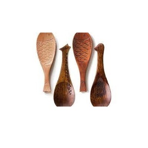 Cuillère à riz en bois 100% naturel pour la vaisselle, retourneur en bois, palette de riz, poêle de cuisine, cuillère à riz en bois - Product Image 6