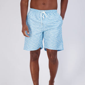 Hasta la rodilla Cordón Más cerca Personalizar Diseñador Color sólido Playa Secado rápido Traje de baño Hombres Natación comodidad Cintura elástica - Product Image 3