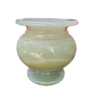 Vase décoratif en marbre d'onyx, vase en marbre vert d'onyx, petit vase décoratif en marbre d'onyx - Product Image 3