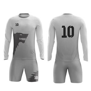 Uniforme de Fútbol Personalizado al por Mayor, Nuevo Diseño, Jersey Deportivo de Poliéster Sublimado, Conjunto de Jersey y Pantalones Cortos de Fútbol - Product Image 4