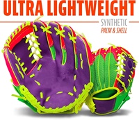 Guantes de béisbol cómodos de PVC de alta calidad para hombres y mujeres