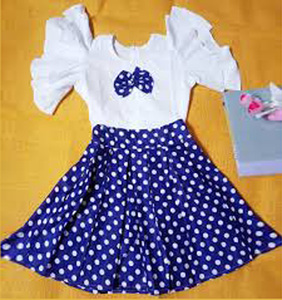 Nuevo diseño, mejor calidad, conjunto de moda para niñas estilo momo, poliéster/algodón, estilo chino, artículo popular en venta desde Bangladesh. - Product Image 5