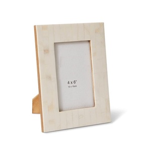 กรอบรูปฝังทำด้วยมือทำจากไม้และเรซินสำหรับตกแต่งจากอินเดีย - Product Image 2