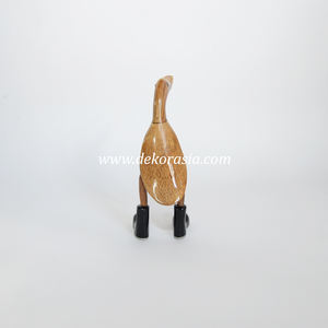 Canard en racine de bambou naturel fabriqué à la main pour la décoration intérieure Mariages Graduations Anniversaires-Idée cadeau écologique - Product Image 6