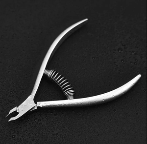 Pinces à cuticules à double ressort professionnelles en acier inoxydable de haute qualité avec lame incurvée Design coréen Livré avec boîte - Product Image 1
