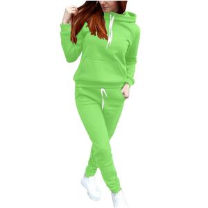 <b>Women</b> Sports <b>Tracksuit</b> 2 Piece Velvet <b>Velour</b> Winter Set Fleece Custom <b>Women</b> <b>Tracksuit</b> Solid Pattern High Quality - Product Image 1