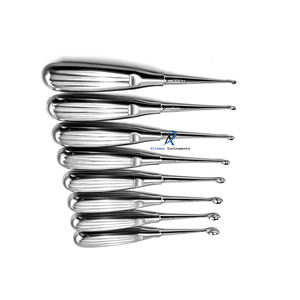 Volkmann Bone Curette 4x5mm Sharp Spoon Surgical Orthopedic <b>Instrument</b> for Bone Curettage Medical Bone Surgery Tools Polished - Product Image 2