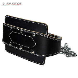 Deportes y entretenimiento Fitness y cuerpo Gimnasio profesional Levantamiento de pesas Entrenamiento Fitness Levantamiento de pesas Cinturón de inmersión de cuero - Product Image 4