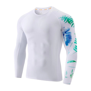 Men's Short Sleeve Latest Design Breathable Rash Guard Quick Dry Sublimated BJJ Gear Made in Pakistan - Product Image 1