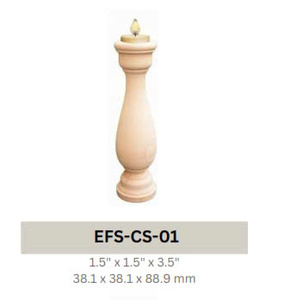 Portavelas artesanal de madera rústica con diseño único moderno/de mediados de siglo para velas de té de Navidad y Pascua y velas perfumadas - Product Image 2