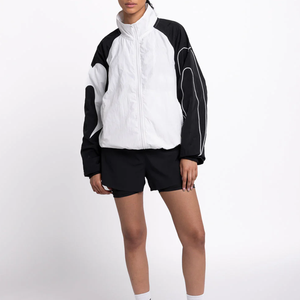 Sweat-shirts personnalisés OEM respirants imprimés et brodés, vêtements de sport, pull à demi-zip, haut de jogging, veste coupe-vent pour femmes - Product Image 6