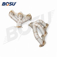 Collecteur d'échappement en acier inoxydable 304 à longueur égale pour Porsche 992.1 3.0T 3.7T 3.8T Carrera S Turbo S 2018-2023