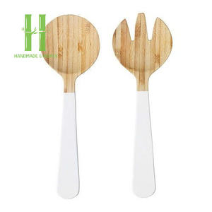 Best Selling 2025 Lacquer <b>Bamboo</b> Serving Trays Wholesale Tableware <b>Bowl</b> <b>Plate</b> OEM Colors Custom Packaging From Vietnam Handmade - Product Image 5