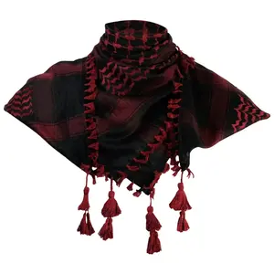 Shemagh-Pañuelo para la cabeza para hombre, 100% algodón, shemagh, desierto, árabe, ODM, keffiyeh - Product Image 1