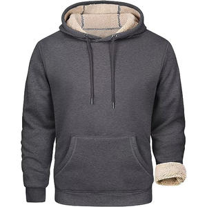 2023 logotipo personalizado francés Terry bordado liso recortado algodón transpirable cremallera completa Sudadera con capucha para hombres - Product Image 6
