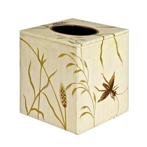 Boîte à mouchoirs en métal filigrane Vintage argent élégant en acier inoxydable rectangulaire boîte de rangement pour serviettes porte-mouchoirs en métal - Product Image 4