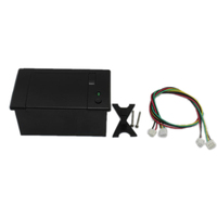 Imprimante thermique 2 pouces 58mm avec interface TTL/RS232 Alimentation 5-9V/12V pour systèmes Android Linux Windows HS-QR71